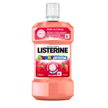 LISTERINE<sup>®</sup> SMART RINSE łagodnie owocowy płyn do płukania jamy ustnej dla dzieci